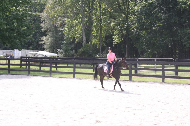 Riders and horses at Nimble Creek Farm