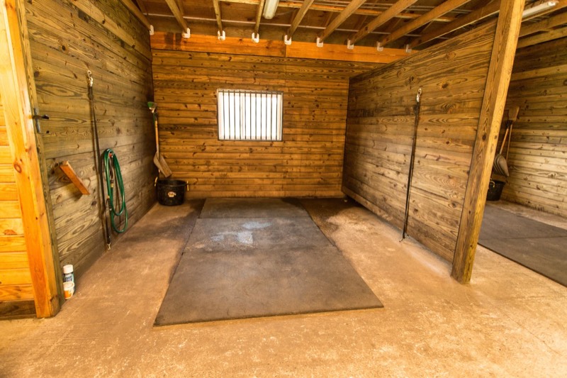 The riding arena at Nimble Creek Farm