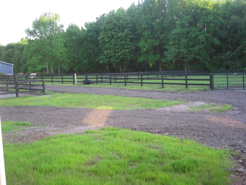 The riding arena at Nimble Creek Farm