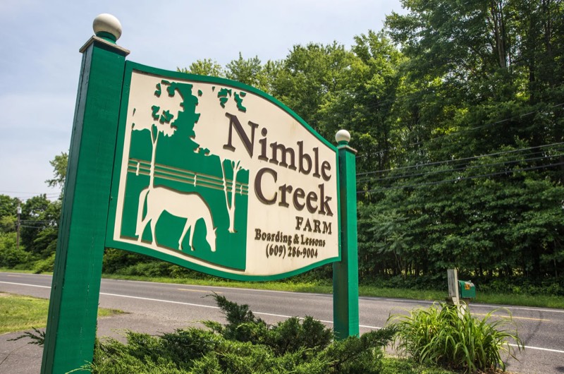Riders and horses at Nimble Creek Farm