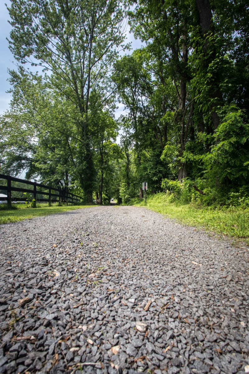 The riding arena at Nimble Creek Farm