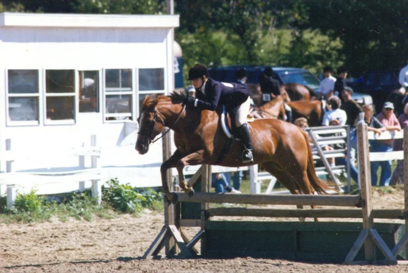 A private riding lesson at Nimble Creek Farm, Eastampton NJ